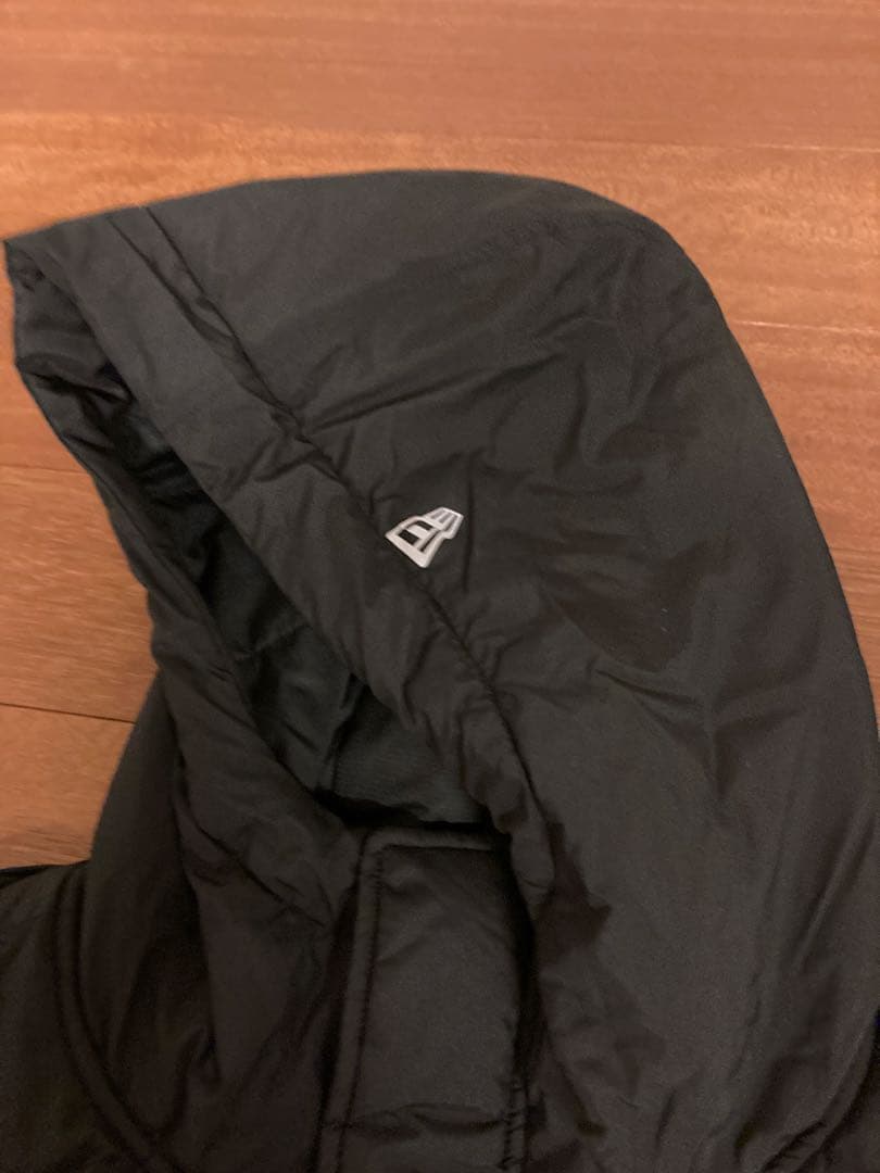 NEW ERA ベンチコート　ロングジャケット フード付き　L