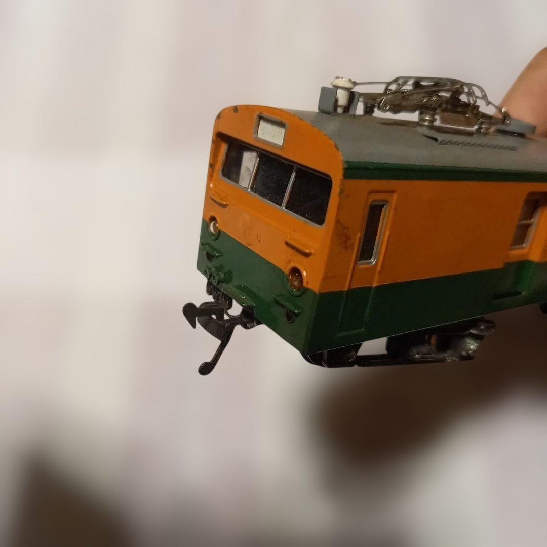 鉄道模型HOゲージ クモユニ740061 湘南色　1M カツミ製品　元箱無