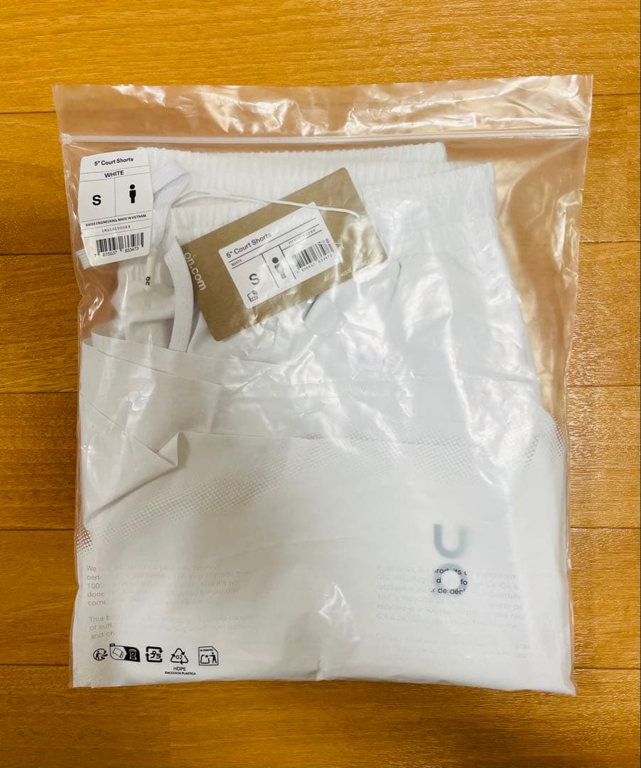 On 5\" Court Shorts White Sサイズ