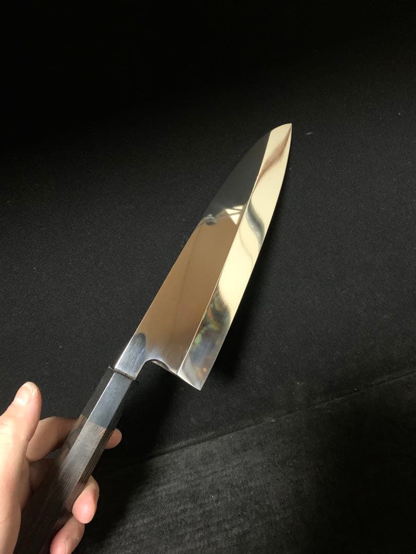 包丁　出刃　７寸　鏡面研磨　切味抜群　箱付　未使用品