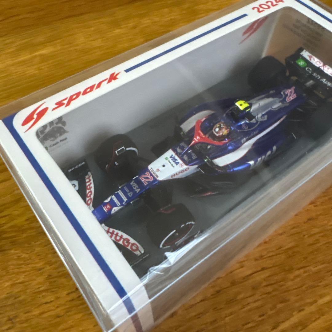 Spark 1/43 2024 vcarb01 角田裕毅　サウジアラビアGP
