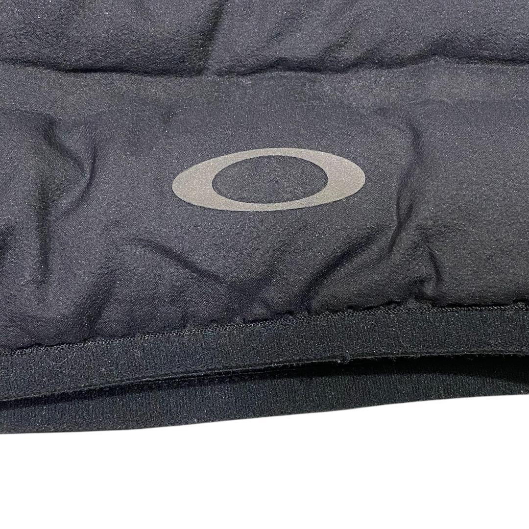 オークリー OAKLEY ノーカラーダウンジャケット ブラック M メンズ