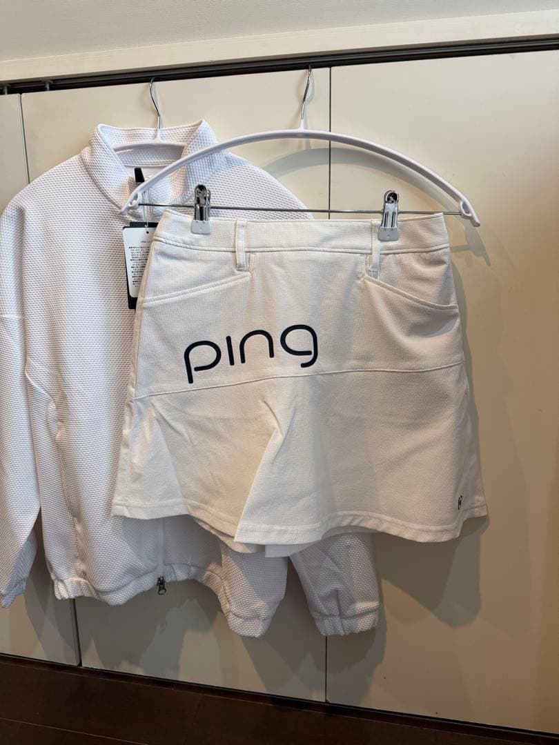 新品未使用 PING ゴルフウェア セットアップ レディース S 上下セット