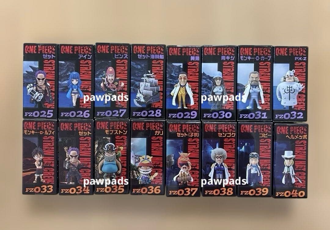 ワンピース　ワーコレ　フィルムゼット　vol.4　vol.5　計16体セット
