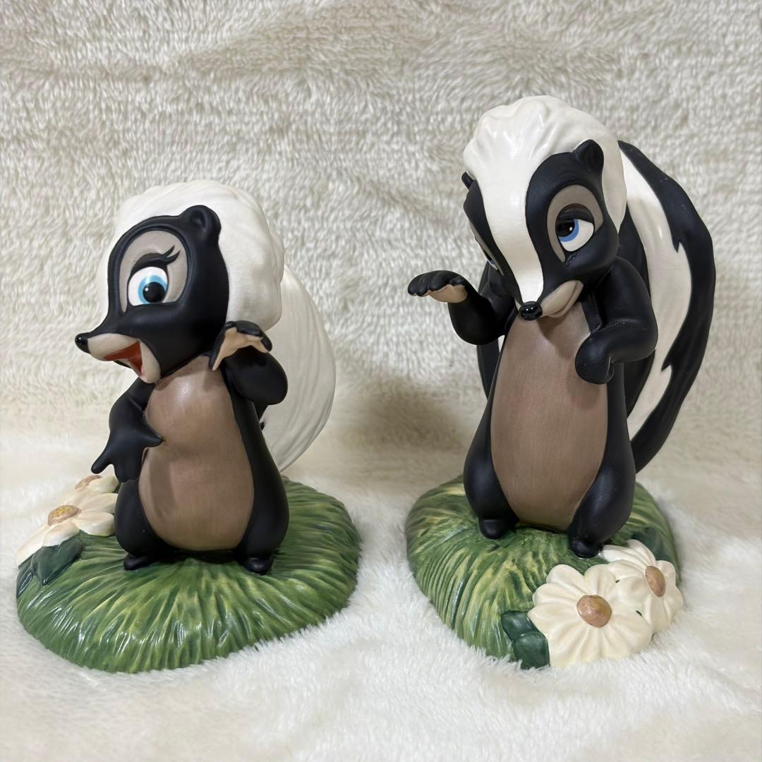【美品】WDCC バンビ フラワー ミス・スカンク フィギュア スタチュー