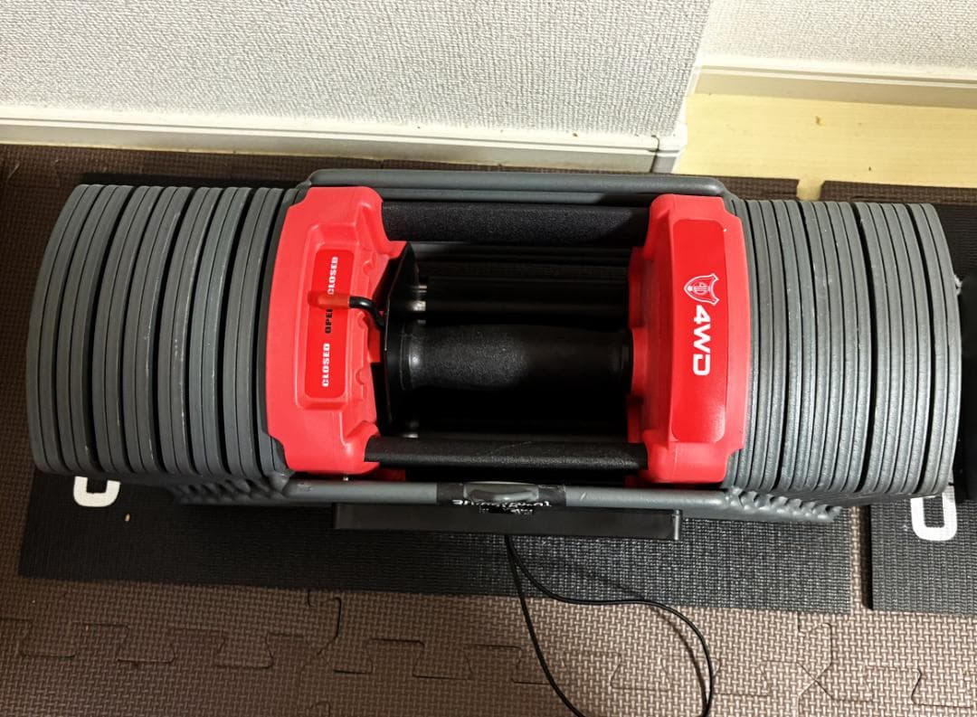 可変式ダンベル 41KG 2個セット 合計82Kg 4WD ブロックダンベル