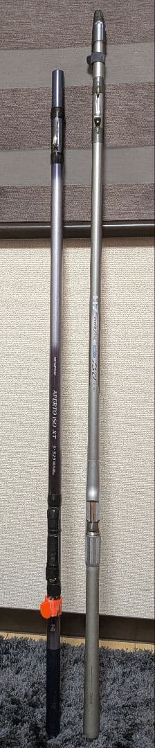 ダイワエンブレムインターライン2号5.3m&シマノアペルト磯3号5.25m