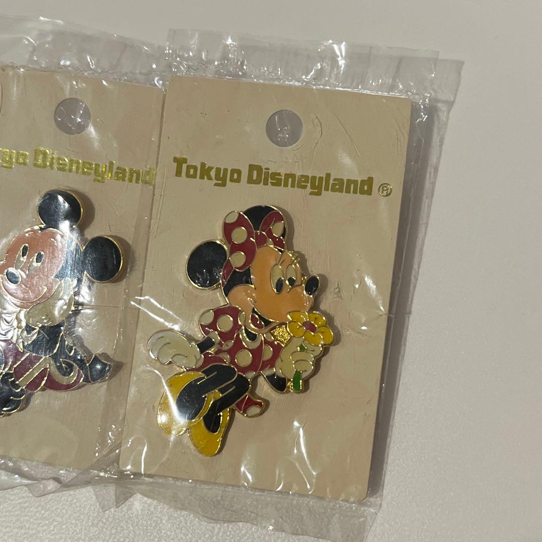 激レア 希少品 レトロ 東京ディズニーランド ミッキー ミニー ピンバッジ