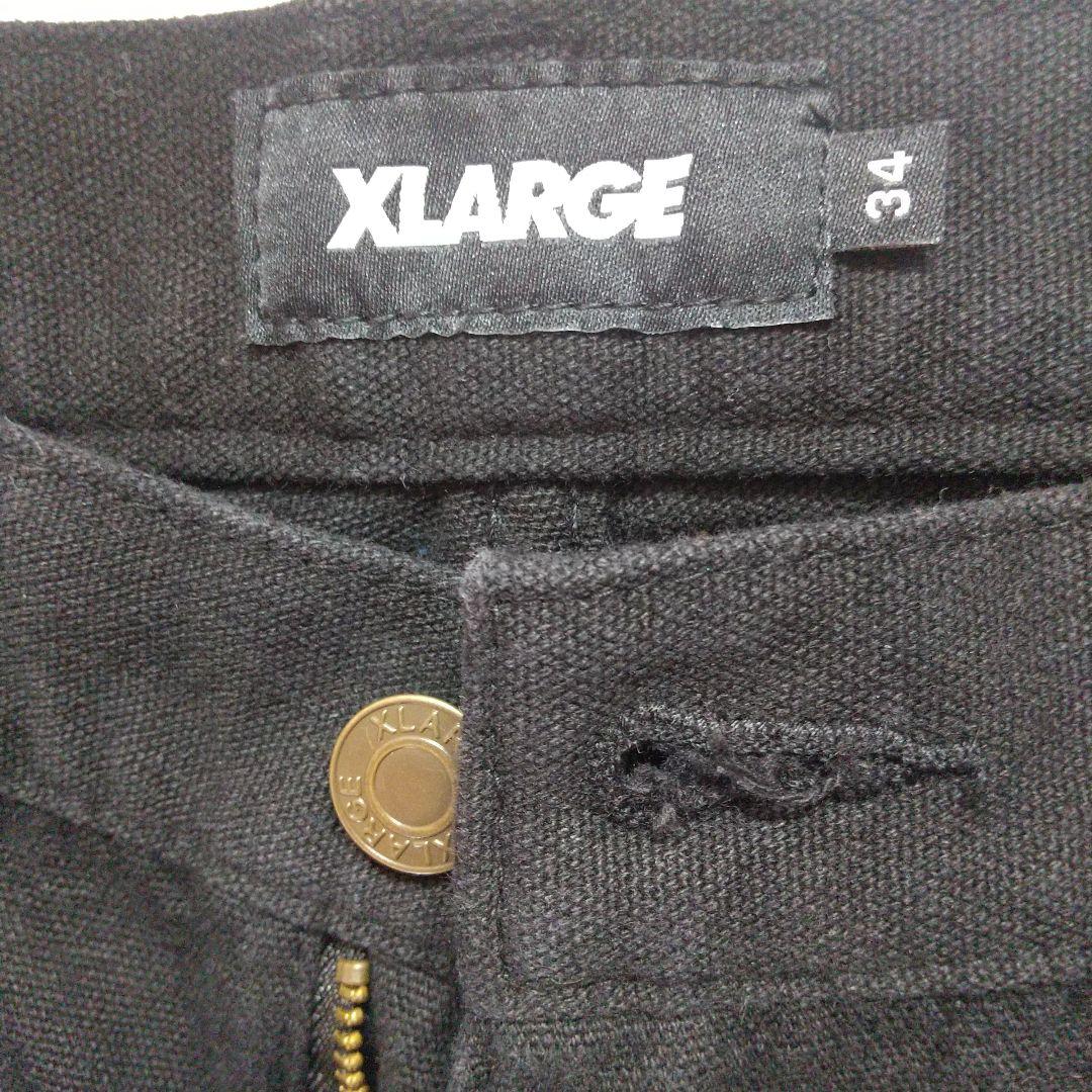 XLARGEブラックデニムパンツ