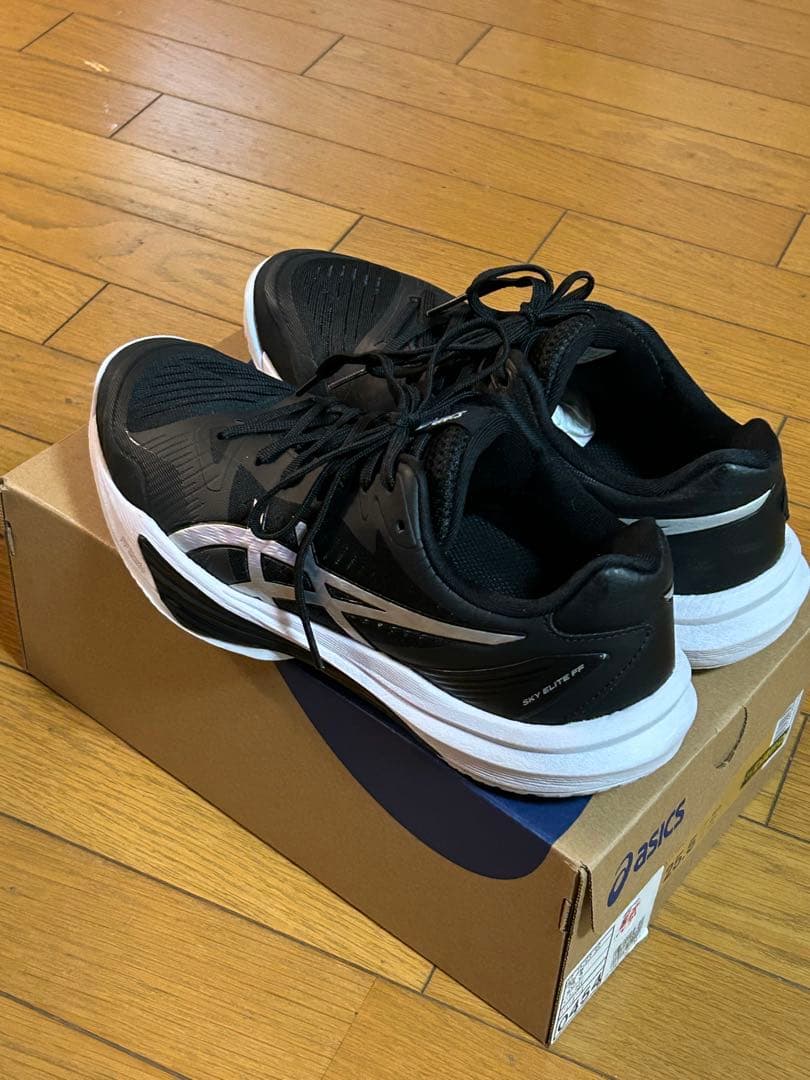 ASICS バレーボールシューズ ブラック/ホワイト 26.0cm
