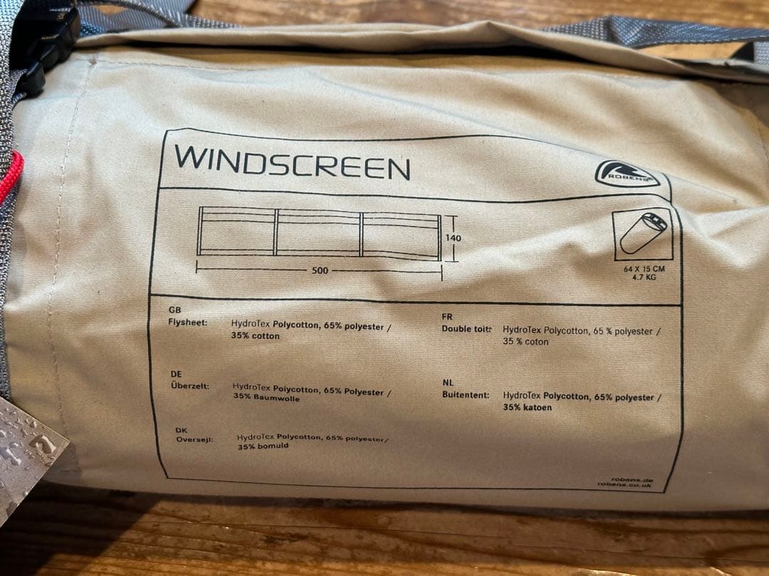 テント・タープ ROBENS Windscreen 500x140cm