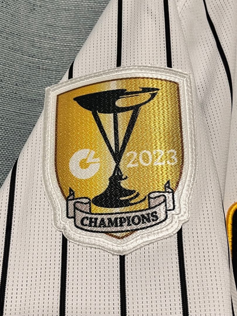サ*ー様 Tigers ユニフォーム 51 チャンピオンパッチ 2023 Lサイ