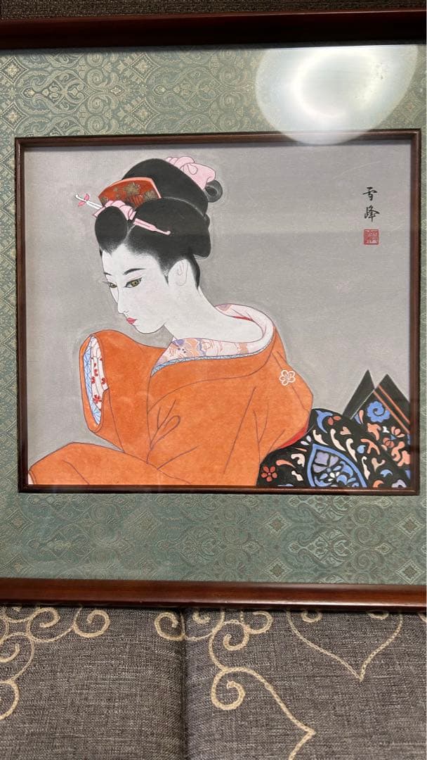 雪峰　日本画　美人画　舞妓　水彩画　美術　芸術