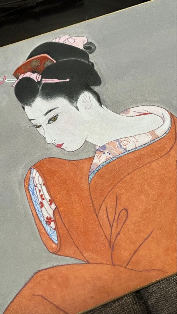 雪峰　日本画　美人画　舞妓　水彩画　美術　芸術