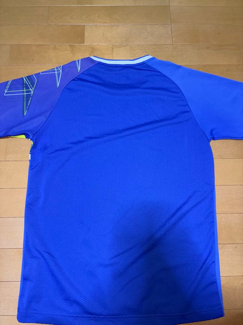 YONEX ソフトテニス バドミントンユニフォーム　青 黄色