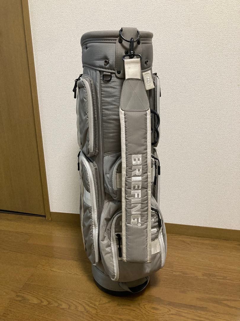 BRIEFING ブリーフィング キャディバッグ CR-6 グレー シルバー
