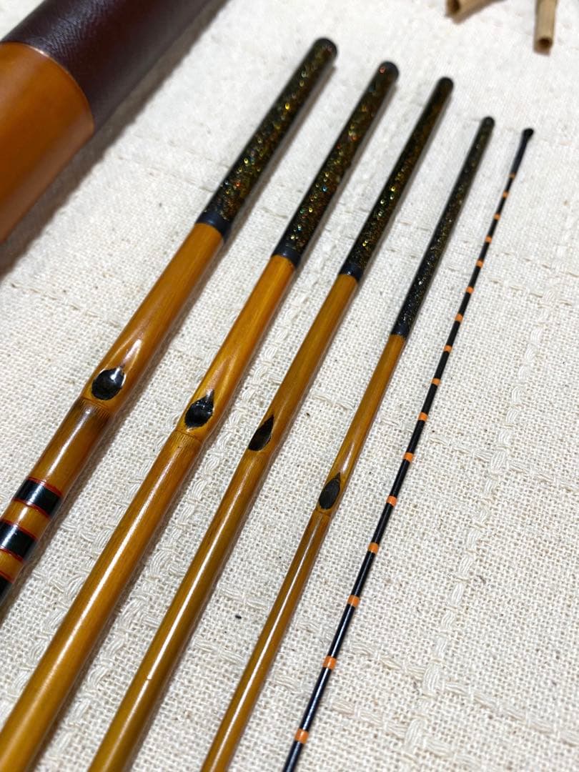 タナゴ竿　ふな釣り　竹竿　和竿　2本セット