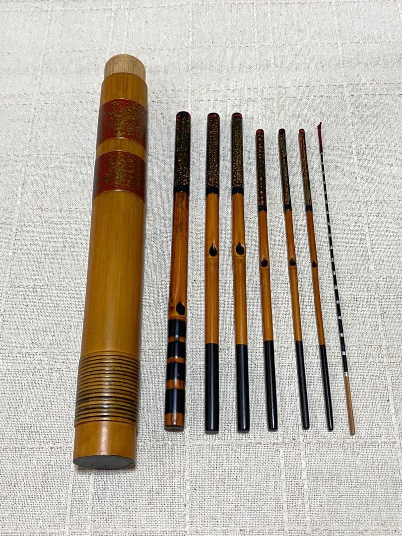 タナゴ竿　ふな釣り　竹竿　和竿　2本セット