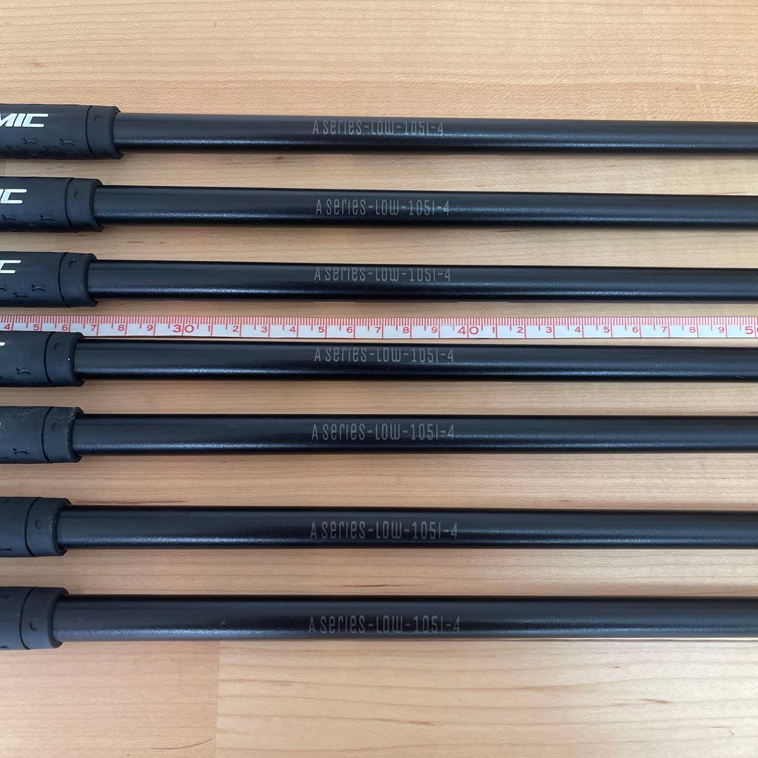 LAGOLF シャフト 7本セット Aシリーズ 105-4(Sフレックス) 美品