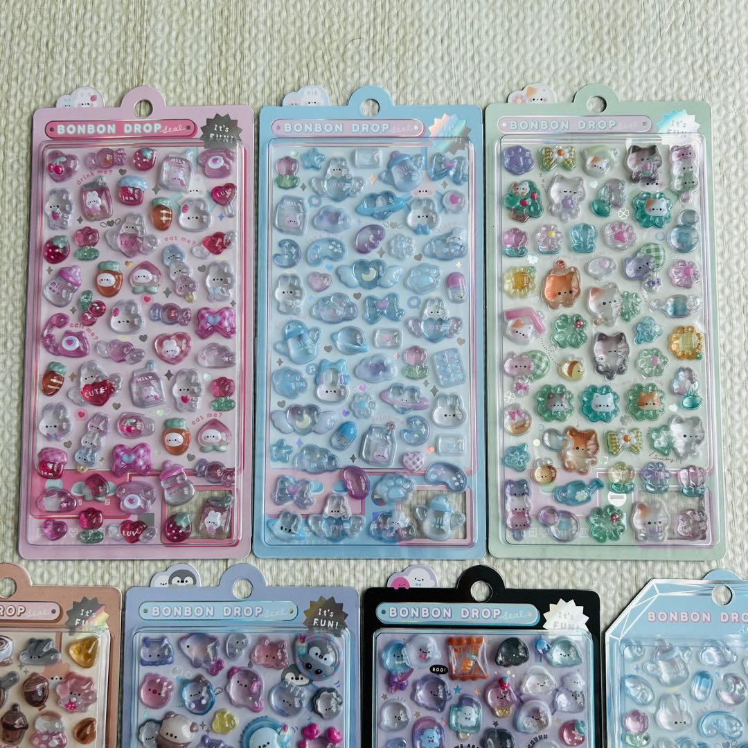 正規品‼️ ボンボンドロップシール オリジナル まとめ売り 7枚　おまけ付き