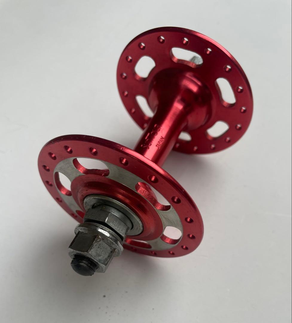 パーツ NOS SUNTOUR LARGE HUB FRONT 36H RED