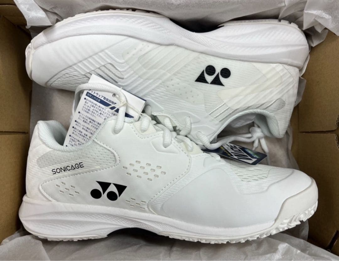 YONEXテニスシューズ クレー・砂入人工芝用 4E wide 011 24.5