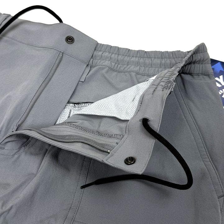 新品 キャロウェイ 8WAYストレッチ シワナイロン 撥水 パンツ 灰 3L
