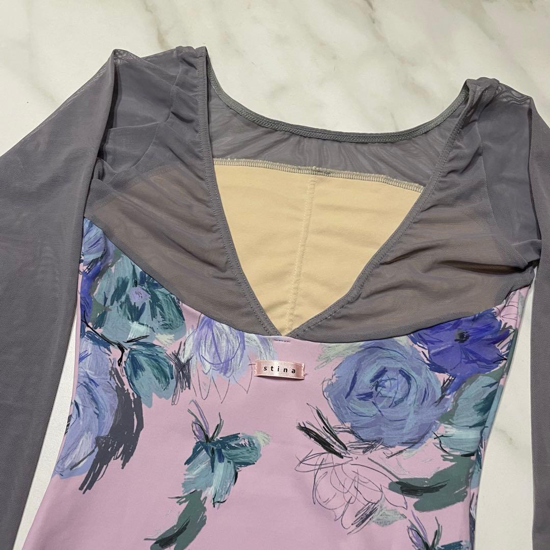 【超美品】stina♡長袖レオタード　P