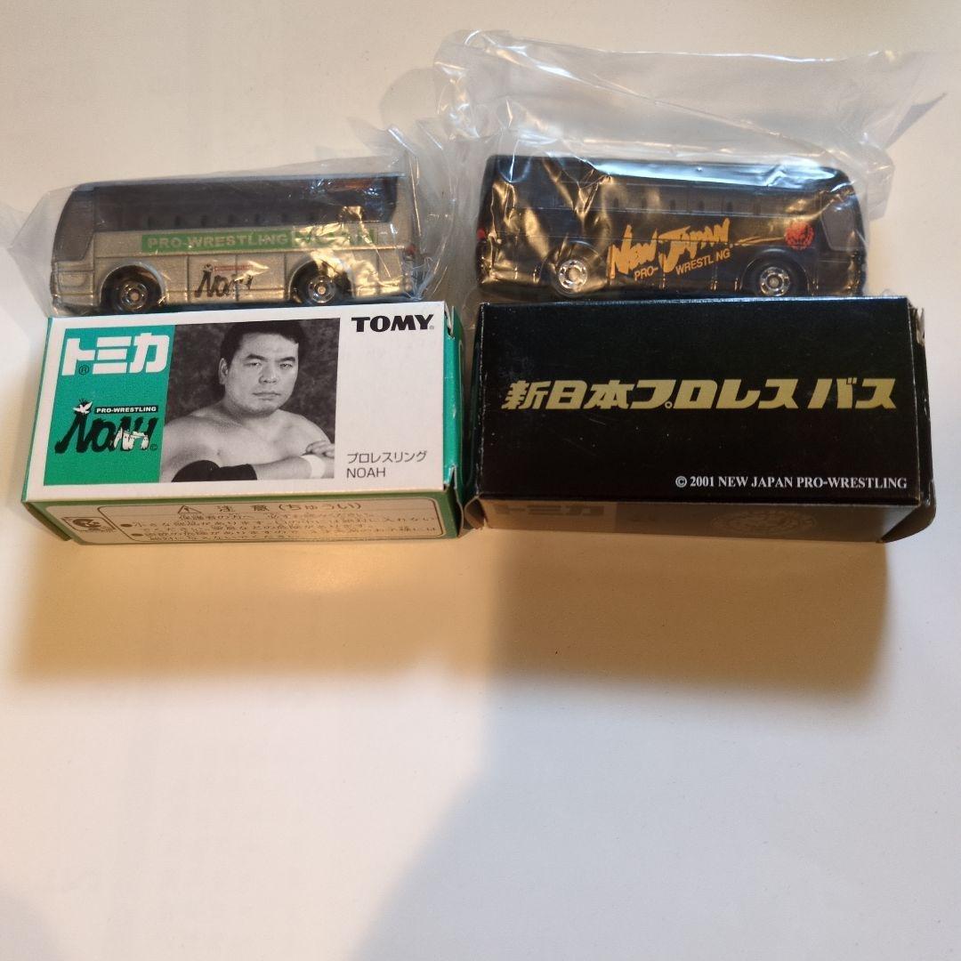 新日本プロレスバス プロレスリングNOAHバスミニカーセット TOMY