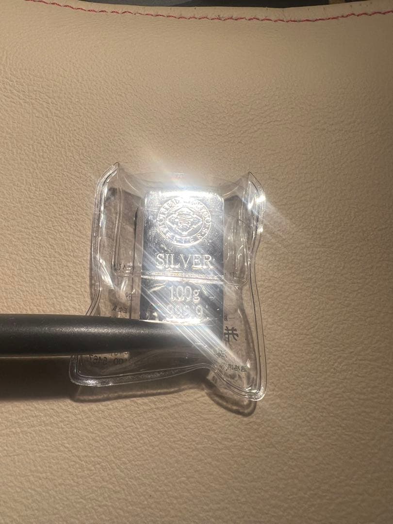 銀バー 100g 999.0 シルバーインゴット