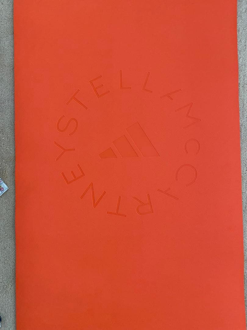 新品adidas STELLA McCARTNEY ヨガマット＆ケース オレンジ