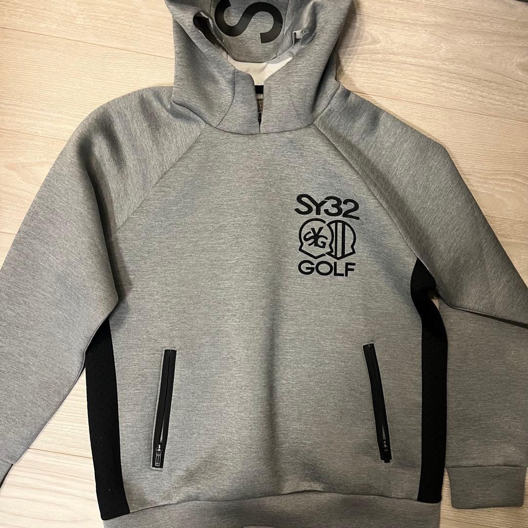 SY32 GOLF フード付きスウェット グレー