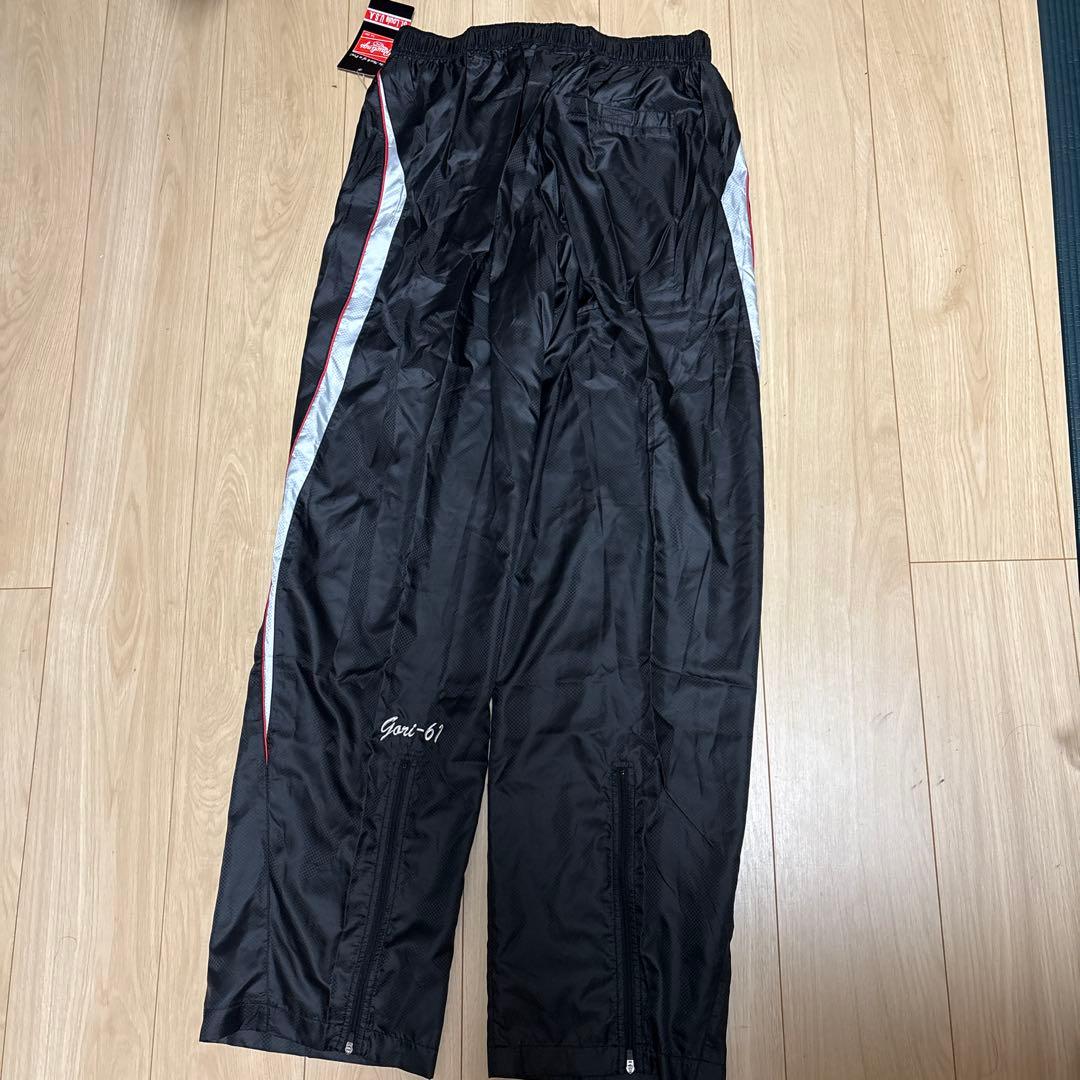 新品　Rawlingsブラック ウィンドブレーカーパンツ