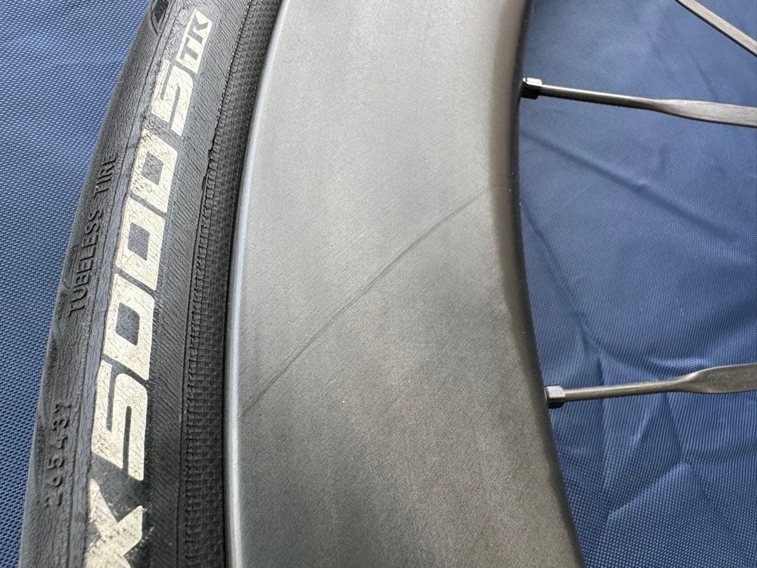 GIANT直営店購入CADEX 50 ultra前後ホイールセット タイヤ付き