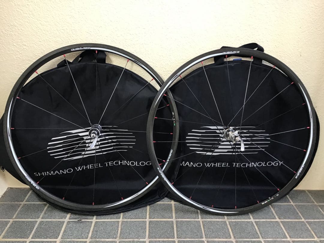 【美品】シマノDURA-ACE WH-7850-C24-TU完組ホイール