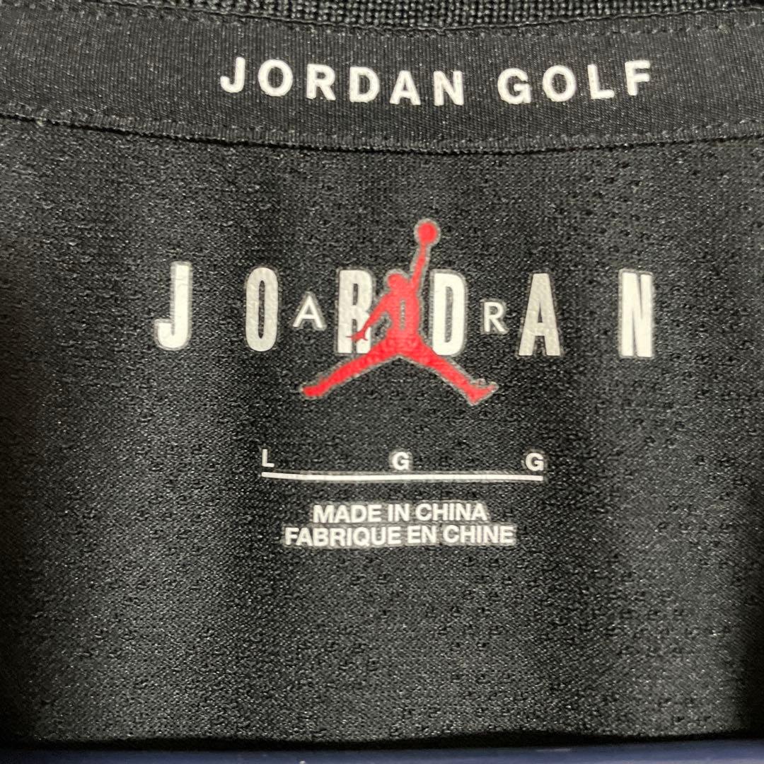 NIKE JORDAN GOLF メンズ　半袖ポロシャツ　L ブラック