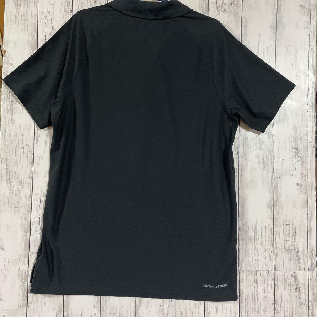 NIKE JORDAN GOLF メンズ　半袖ポロシャツ　L ブラック