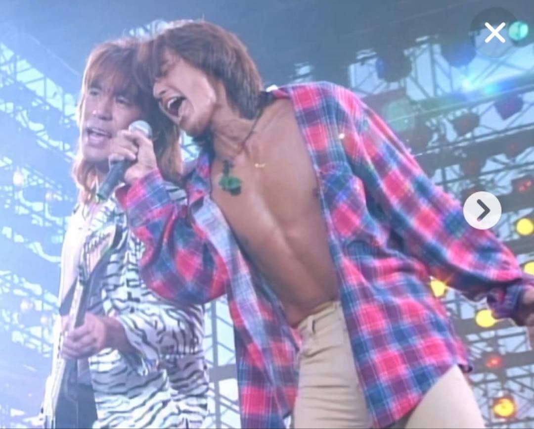 B'z LIVE-GYM93' 稲葉浩志モデル　ネルシャツ