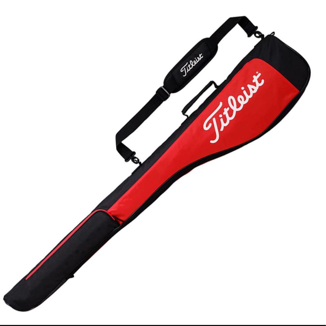 【即日発送】Titleist ゴルフバッグ レッド ブラック