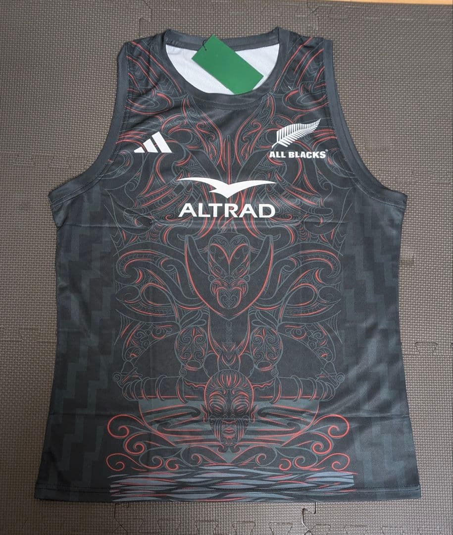 【新品】マオリオールブラックス ラグビー タンクトップ ジャージ ウェア XL