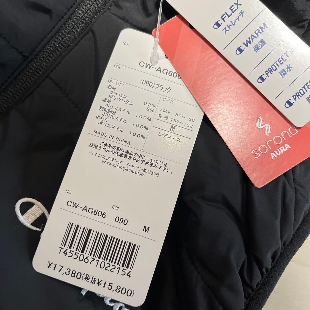 チャンピオン ゴルフ フーデッド ジップ ベスト 24FW 中綿 保温 防風
