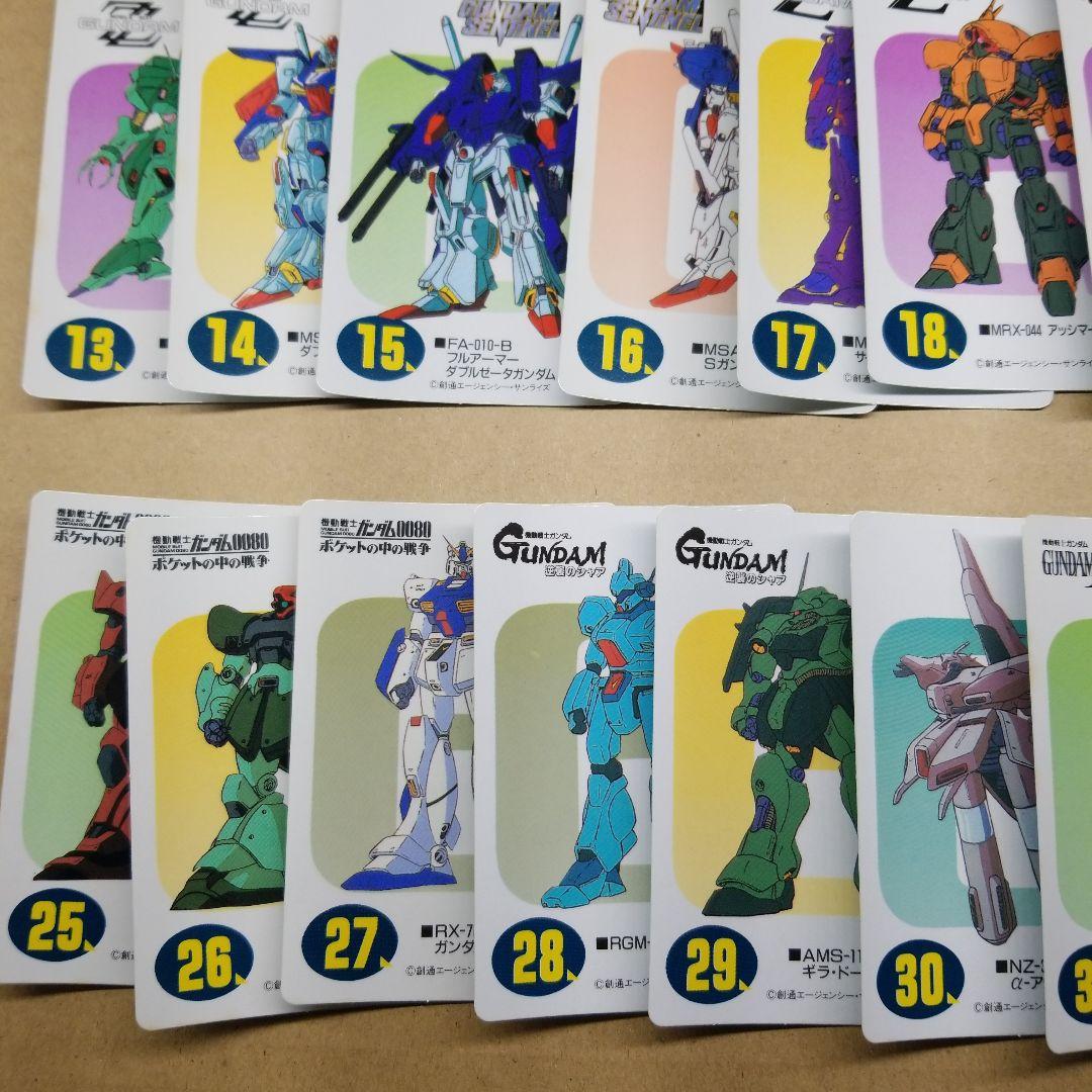 ガンダムクイズステッカー　1期 1-36 全36種　36枚セット