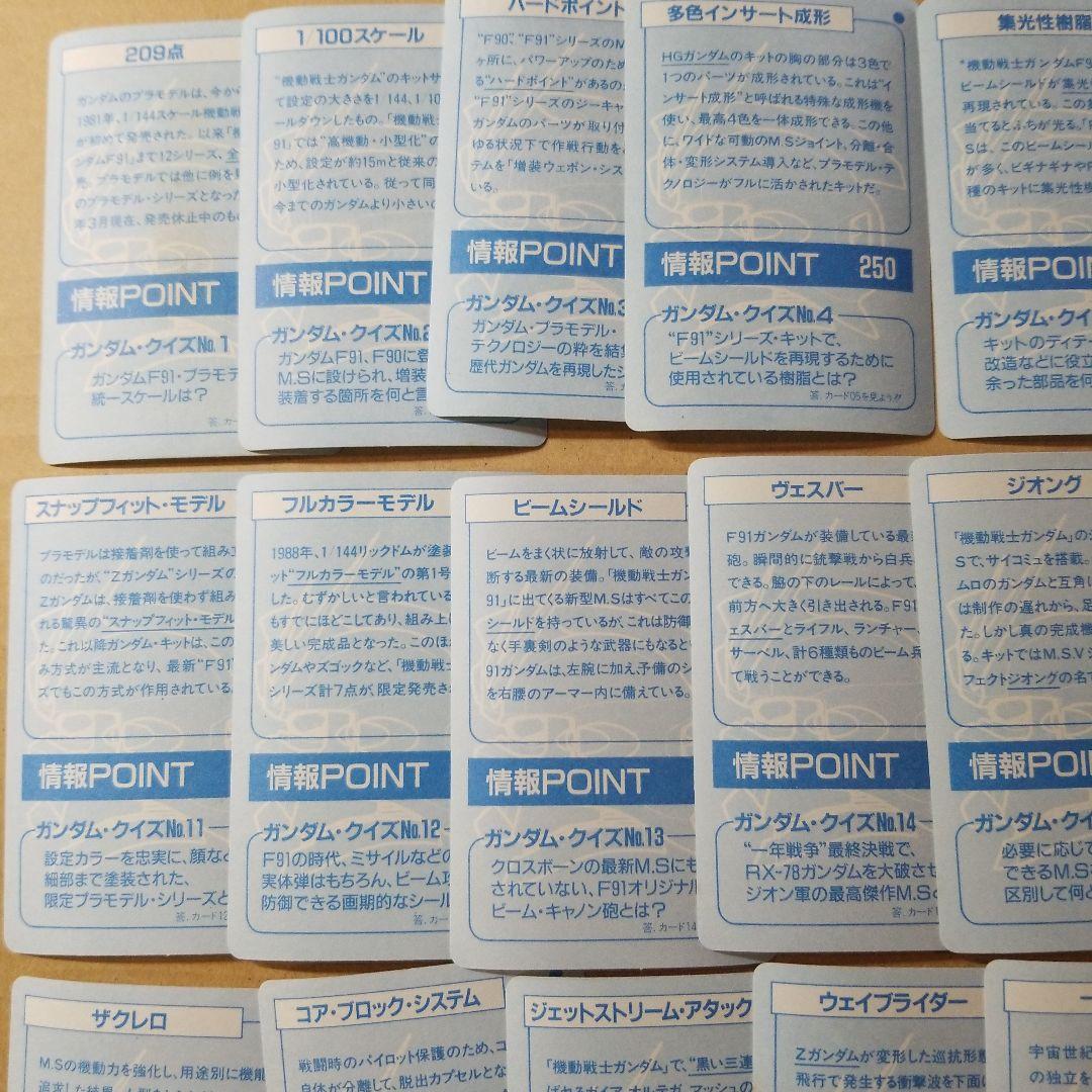 ガンダムクイズステッカー　1期 1-36 全36種　36枚セット