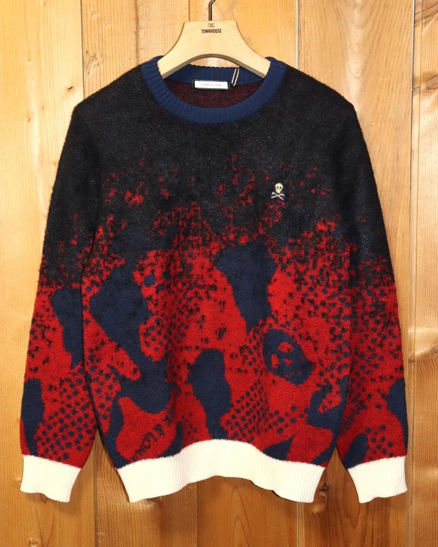 新品　MARK & LONA クルーセーター (44/S　　併