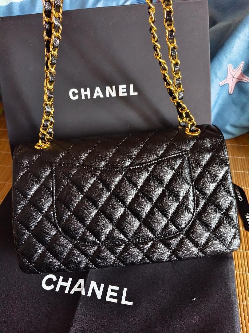 VIP非売品 cha☆el ブラック キルティング ショルダーバッグ