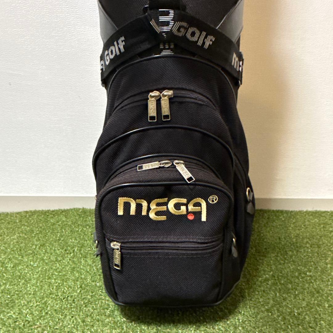 MEGA GOLF メガゴルフ キャディバッグ 軽量 3kg ブラック