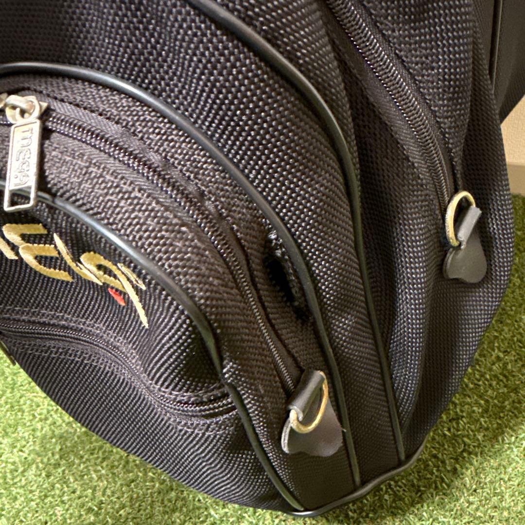 MEGA GOLF メガゴルフ キャディバッグ 軽量 3kg ブラック
