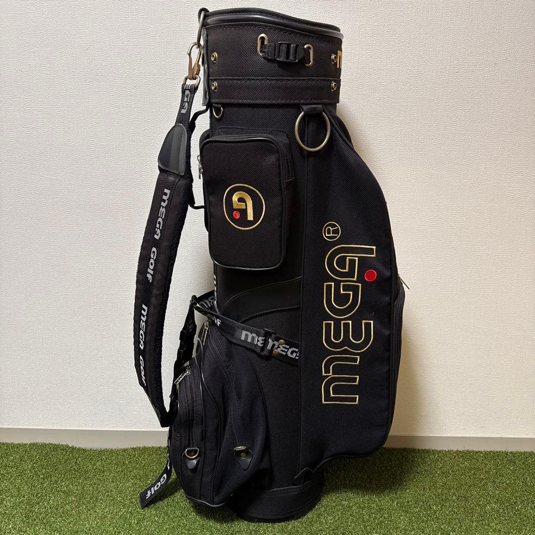 MEGA GOLF メガゴルフ キャディバッグ 軽量 3kg ブラック