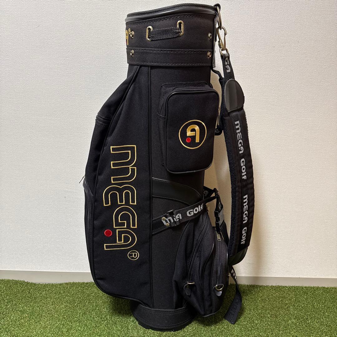 MEGA GOLF メガゴルフ キャディバッグ 軽量 3kg ブラック