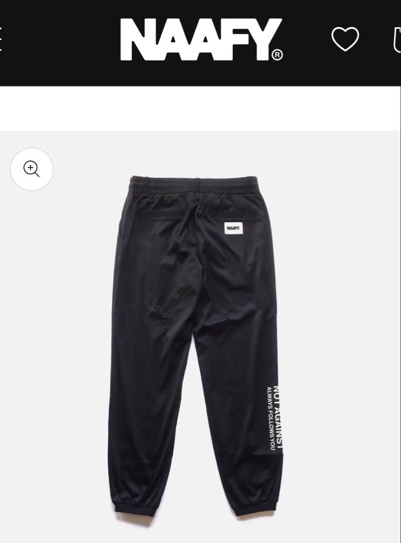 NAAFY PISTE/JOGGER PANTセット　L ブラック